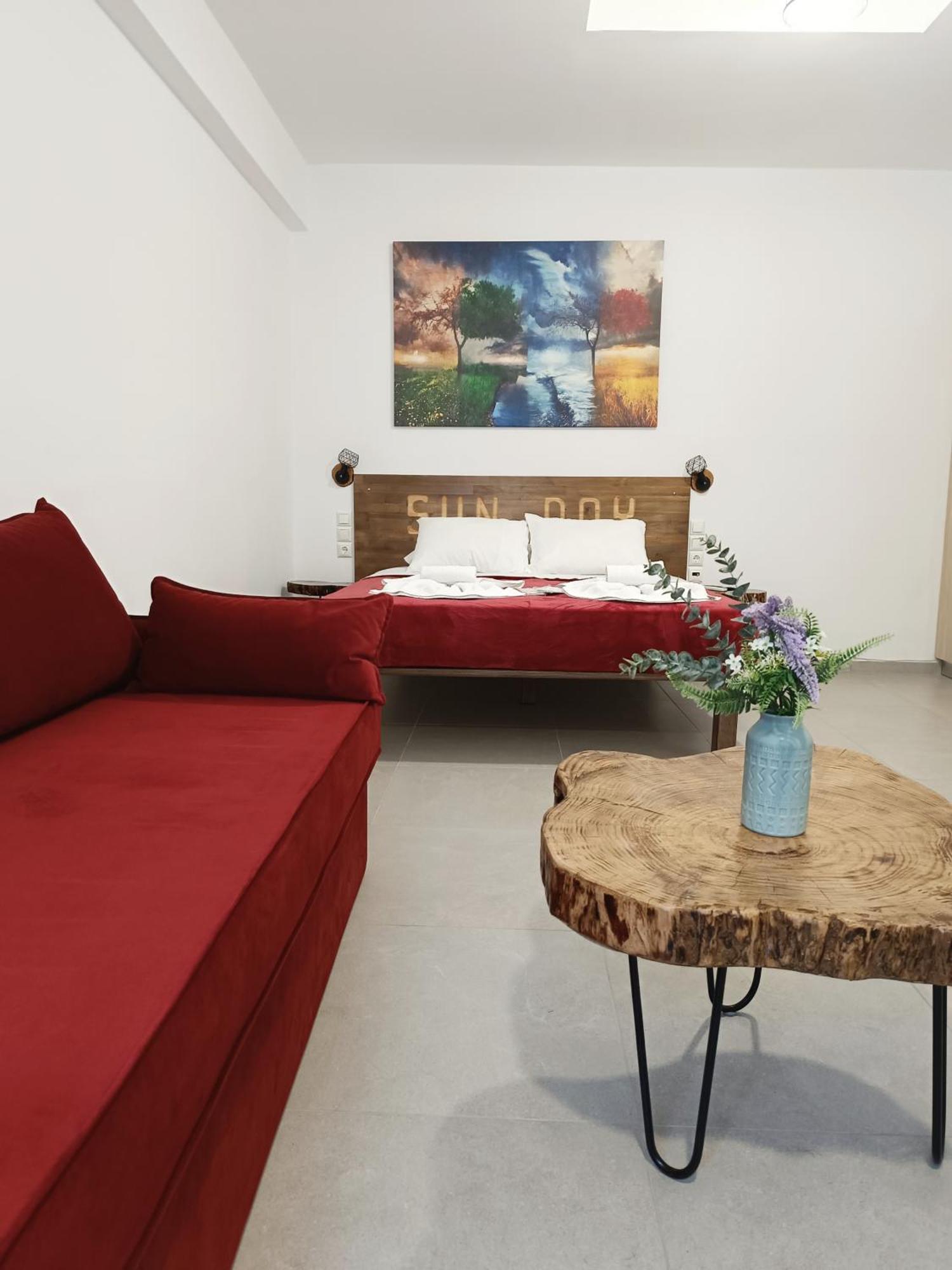 Sun Day Apartments Free Airport Shuttle Artemida  Buitenkant foto